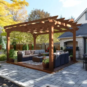 Cedar Wooden Pergola
