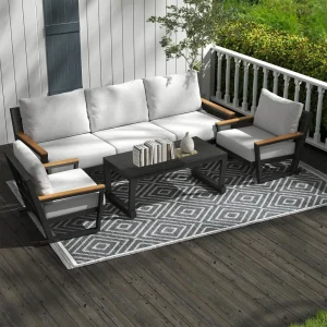 Outdoor Furniture with Coffee Table