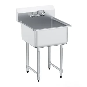 SucceBuy Stainless Steel Kitchen Prep & Utility Sink